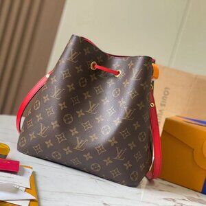 Louis Vuitton Monogram Brown and Red Varsity Jacket